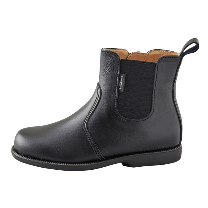 【日本製】MIKI HOUSE 兒童牛皮側橡筋短靴 Chelsea Boots 內側拉鏈 真皮童靴