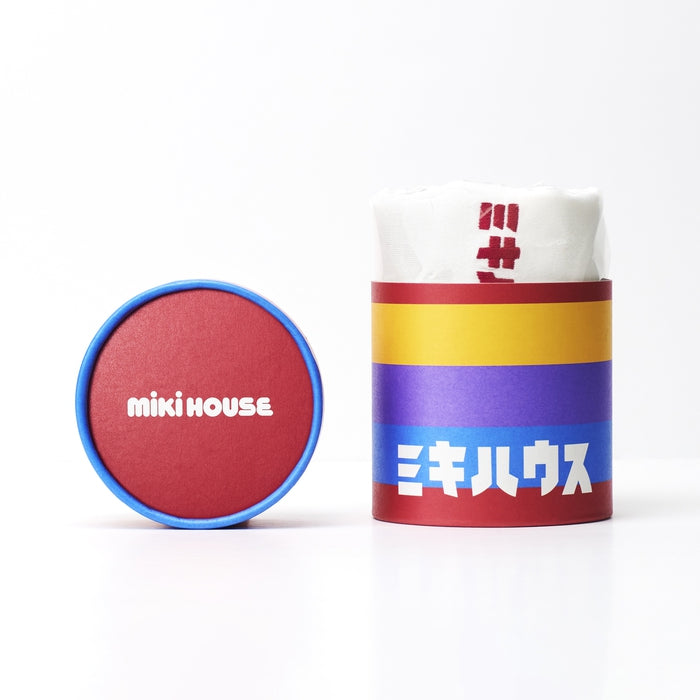 【日本製】MIKI HOUSE Logo 短袖T恤（附筒形禮盒） 3色