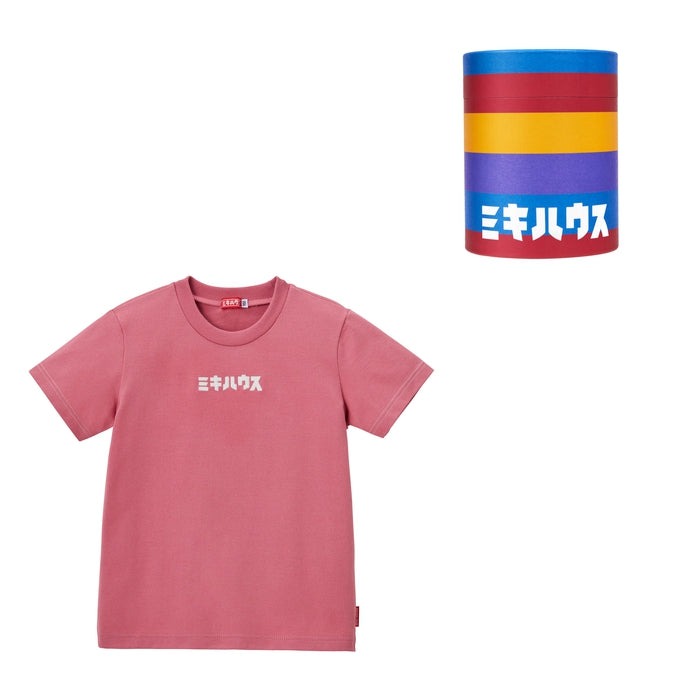 【日本製】MIKI HOUSE Logo 短袖T恤（附筒形禮盒） 3色