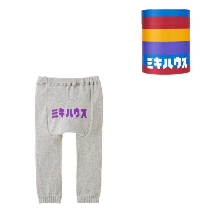 【日本製】MIKI HOUSE Logo 九分打底褲（附筒形禮盒） 5色