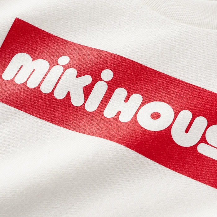 MIKI HOUSE 方框 Logo 短袖T恤套裝禮盒 2色