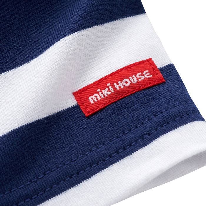 【日本製】MIKI HOUSE 間條短袖T恤套裝禮盒 4色