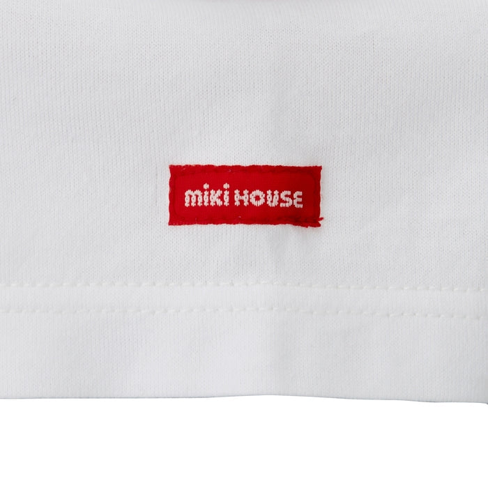 MIKI HOUSE 船錨間條短袖T恤套裝禮盒 紅色