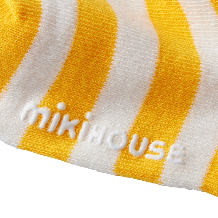 MIKI HOUSE 短袖包屁衣、燈籠褲及間條襪套裝禮盒 3色