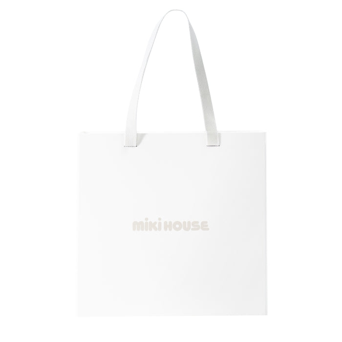 MIKI HOUSE 口水肩及間條襪禮盒套裝 3色