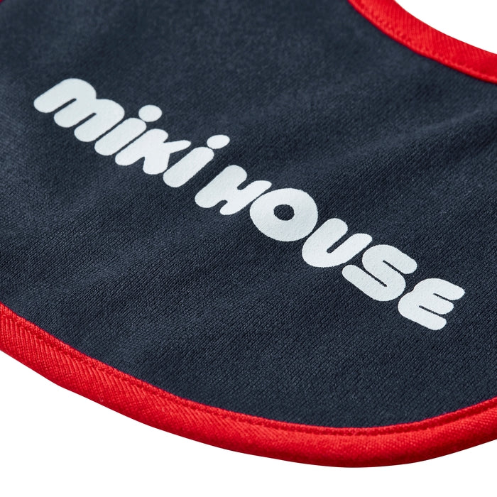 MIKI HOUSE 口水肩及間條襪禮盒套裝 3色
