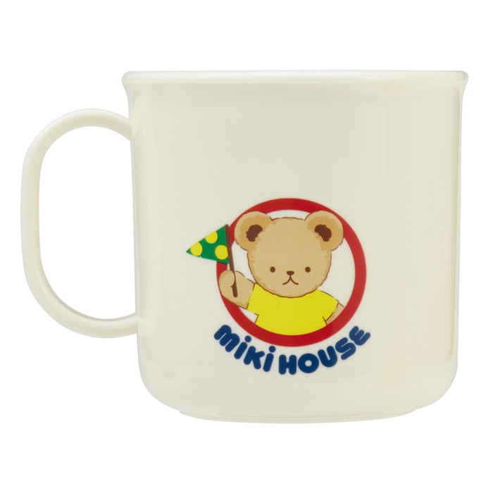 【日本製】MIKI HOUSE 小熊系列 兒童水杯 200ml 輕巧易拿 附姓名貼 男女合用 紅色