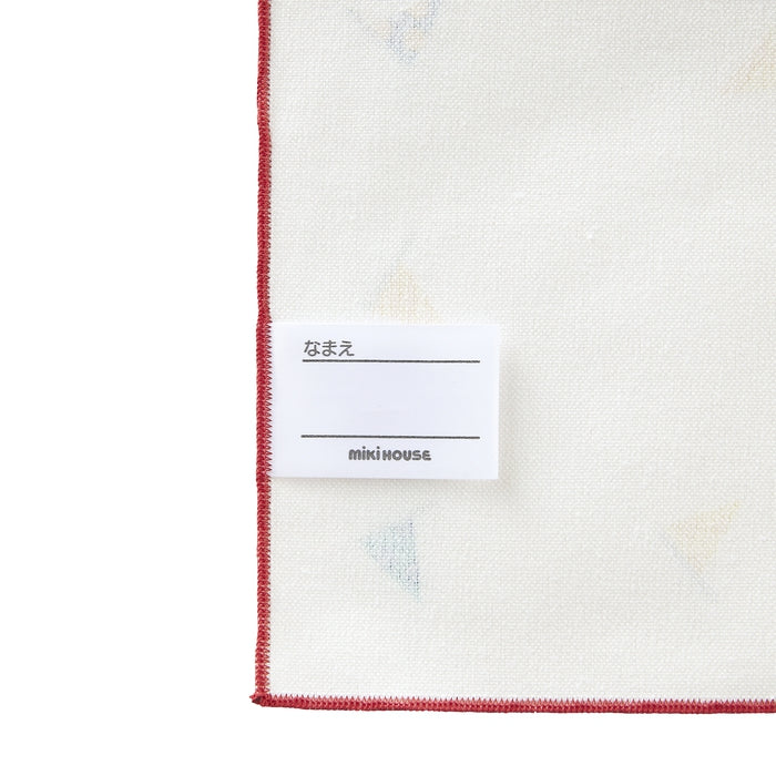 【日本製】MIKI HOUSE 小熊系列 純棉帆布餐墊 2塊裝 35×25cm 附名牌 男女合用