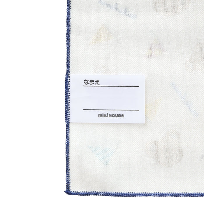 【日本製】MIKI HOUSE 小熊系列 純棉帆布餐墊 2塊裝 35×25cm 附名牌 男女合用
