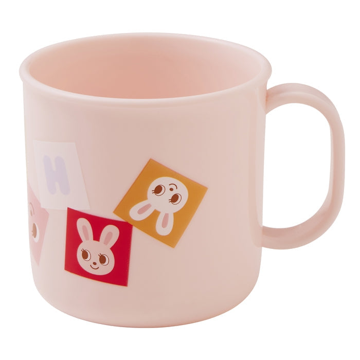 【日本製】MIKI HOUSE 拼圖積木系列 兒童水杯 200ml 輕巧易拿 附姓名貼 2色