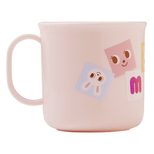 【日本製】MIKI HOUSE 拼圖積木系列 兒童水杯 200ml 輕巧易拿 附姓名貼 2色