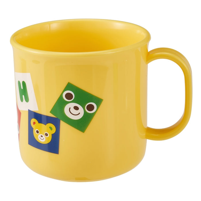 【日本製】MIKI HOUSE 拼圖積木系列 兒童水杯 200ml 輕巧易拿 附姓名貼 2色