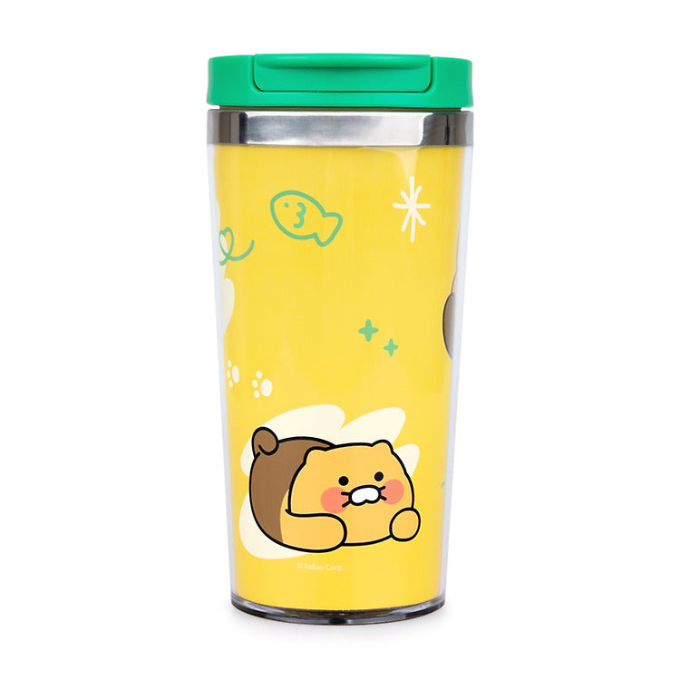 Korean Kakao Friends spring plant pattern stainless steel tumbler 