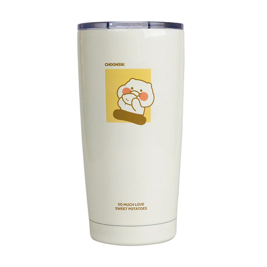 Korean Kakao Friends spring straw stainless steel tumbler 