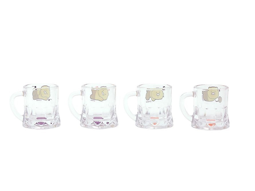 Korean Kakao Friends Chun Zhi Mini Beer Soju Cup Set of 4 