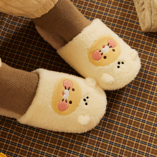 Korean Kakao Friends winter furry slippers (Chun Zhi) 