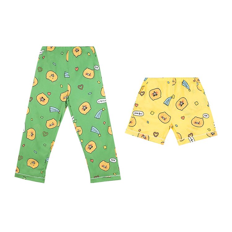 Korea Kakao Friends Lazy Chun Zhi Pajama Pants Set of 2 