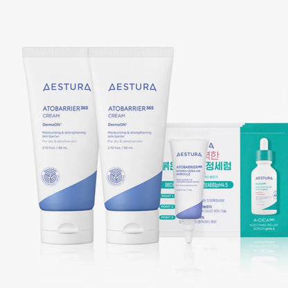 AESTURA Atobarrier 365 面霜 80ml 雙瓶裝 (送 Cerahyal 精華 7ml + A-Cica 精華 3ml)