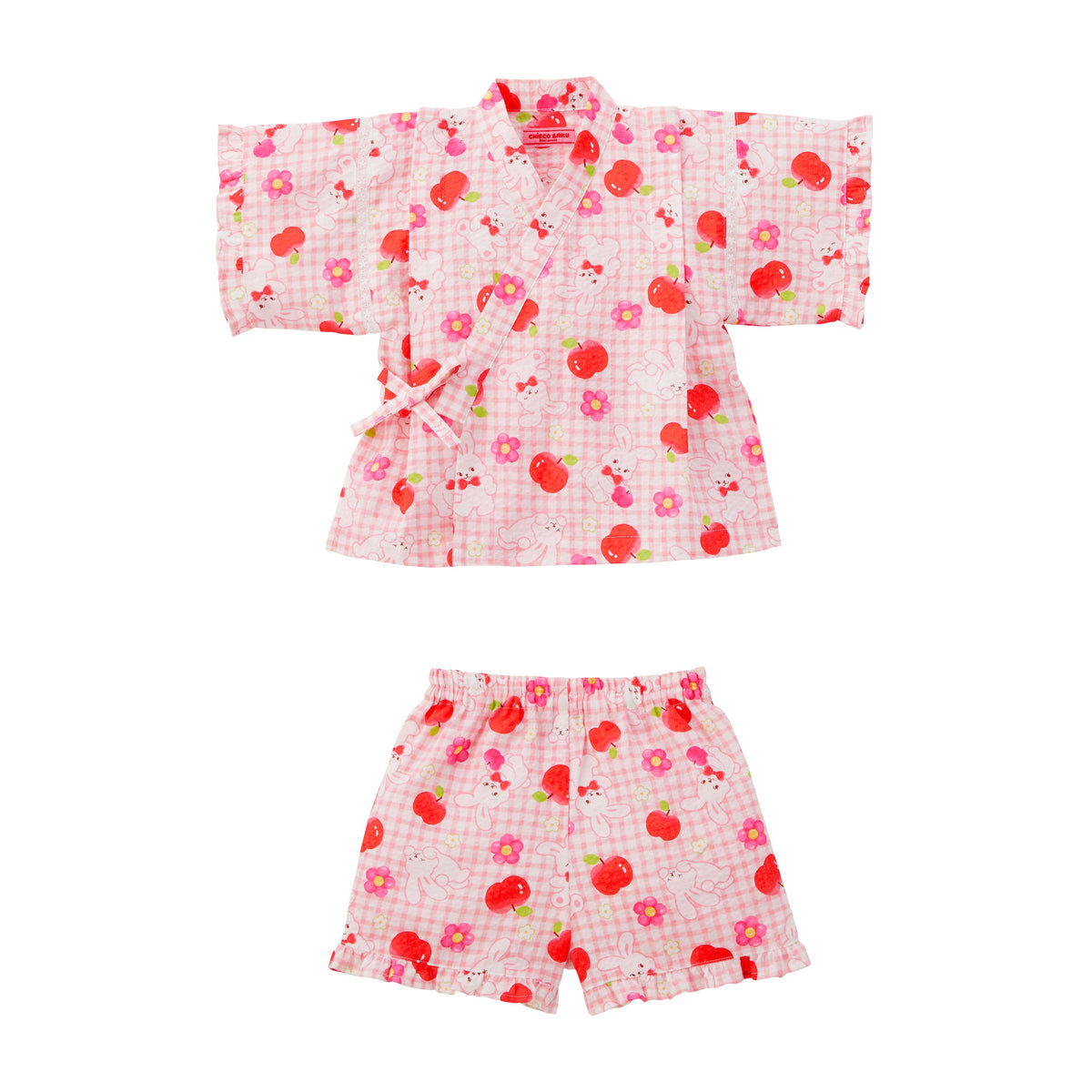 【日本製】MIKI HOUSE CHIECO SAKU Chieco 甚平套裝 泡泡縐布 2色