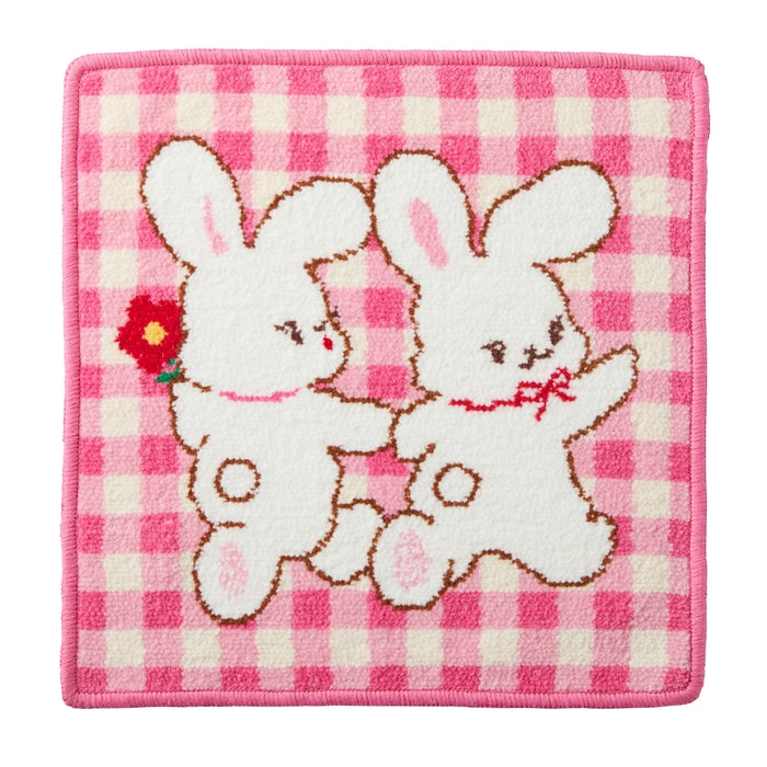 MIKI HOUSE CHIECO SAKU 雪尼爾織 Chieco 方巾 25×25cm 雙面圖案 2色