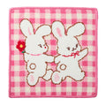MIKI HOUSE CHIECO SAKU 雪尼爾織 Chieco 方巾 25×25cm 雙面圖案 2色