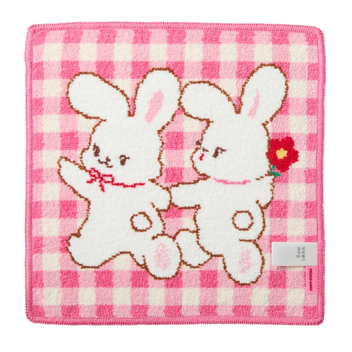 MIKI HOUSE CHIECO SAKU 雪尼爾織 Chieco 方巾 25×25cm 雙面圖案 2色