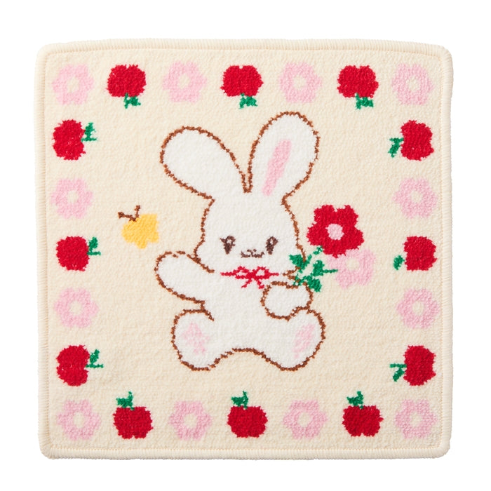 MIKI HOUSE CHIECO SAKU 雪尼爾織 Chieco 方巾 25×25cm 雙面圖案 2色
