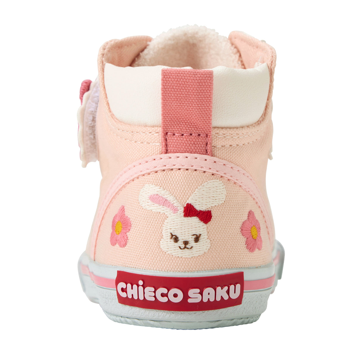 【日本製】MIKI HOUSE CHIECO SAKU 素描風花朵刺繡 學行鞋 第二階段 眨眼Chieco 扇貝邊鞋頭 BB鞋
