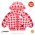 【韓國品牌／中國製】Bebedepino Hello Kitty 滿版格子羽絨外套 BP64DW711