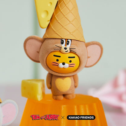 Korean Kakao Friends x Tom &amp; Jerry doll keychain (Jerry &amp; Ryan) 