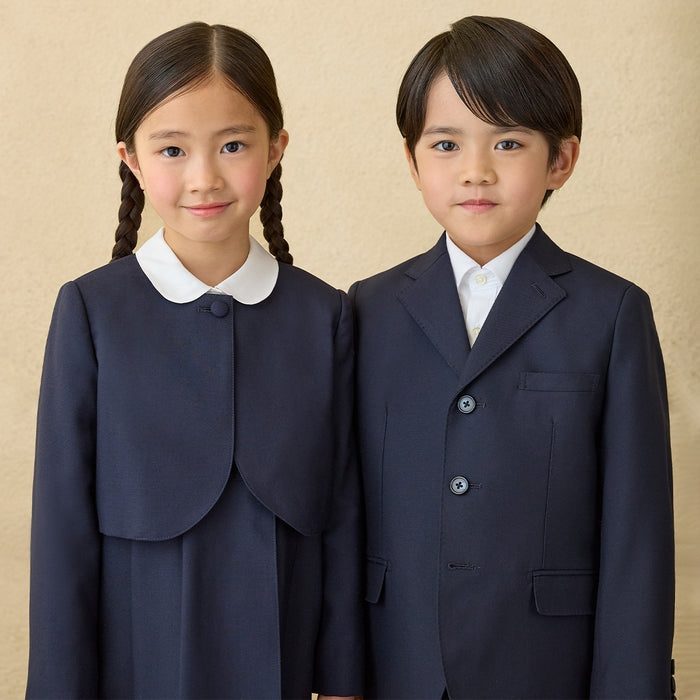【日本製】MIKI HOUSE 珠地布 圓領 長袖恤衫 女童 面試