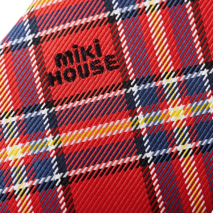 【日本製】MIKI HOUSE MIKI HOUSE格紋 西陣織 真絲 兒童領呔 京都製 2色