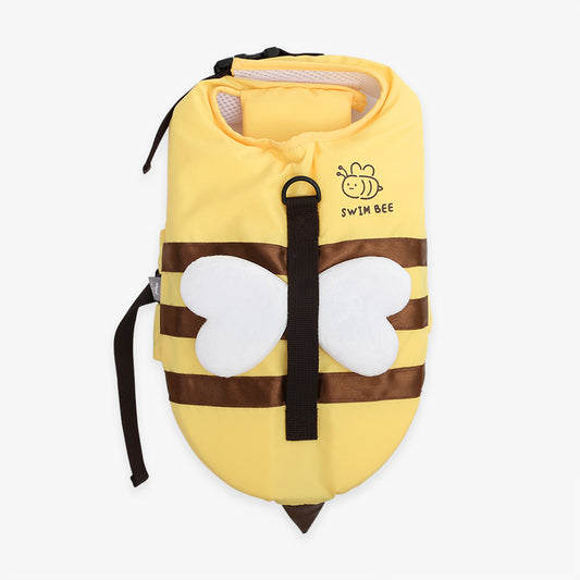 Korea it's dog pet dog bee shape swimsuit life jacket