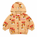【韓國品牌／中國製】Bebedepino Baby 英雄 滿版連帽拉鏈外套 BP63JD101
