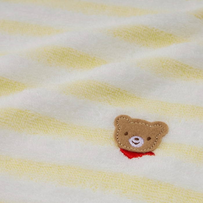 【日本製】MIKI HOUSE Air Feeling 立體凹凸 嬰兒浴巾 70×70cm 禮盒裝 彌月送禮 3色