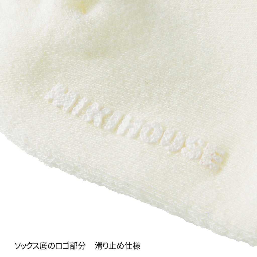 【日本製】MIKI HOUSE 毛毛球 嬰兒短襪 男女合用 彌月送禮