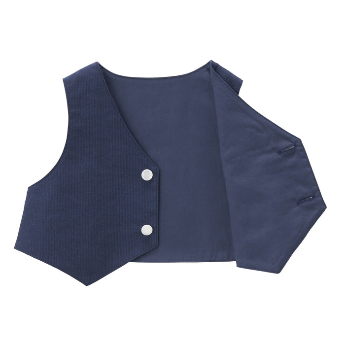 【日本製】MIKI HOUSE 禮服風 嬰兒正裝連身衣套裝 背心 煲呔 彌月送禮 2色