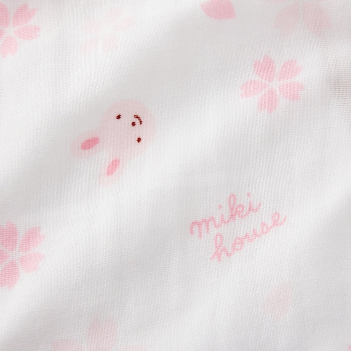 【日本製】MIKI HOUSE 嬰兒甚平連身衣 雙層紗布 夏季睡衣 4色