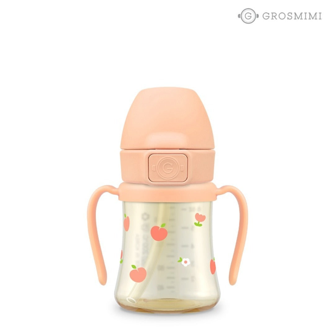 Grosmimi PPSU 吸管杯 桃花 Peach Flower 200ml