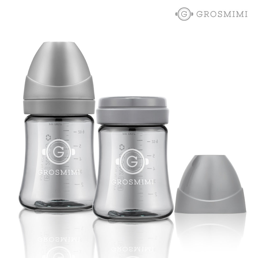 Grosmimi PPSU Dark Series 奶瓶雙支裝 200ml