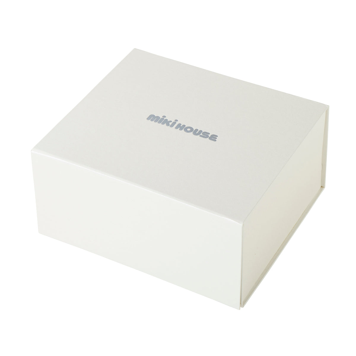 【日本製】MIKI HOUSE 熊耳頭帶及口水肩禮盒套裝 米色