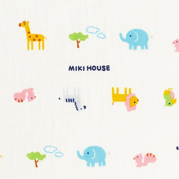 【日本製】MIKI HOUSE 多用途紗布包巾及紗布手帕禮盒套裝 多色