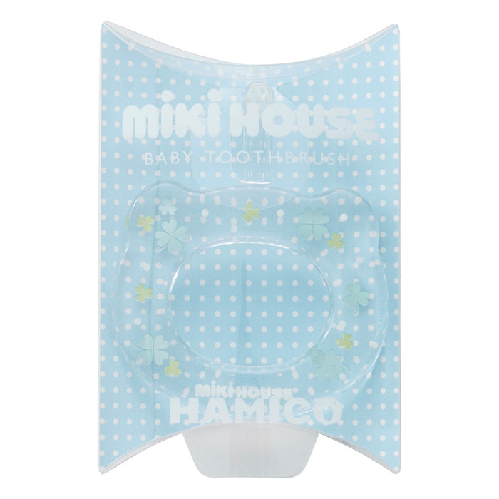【日本製】MIKI HOUSE BABY × HAMICO 嬰兒安全牙刷 防入喉設計 5個月至3歲 2色