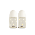 【韓國製】Ubmom 花漾蒙伊 PPSU 無奶嘴奶瓶雙支裝 200ml（白）