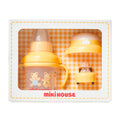 MIKI HOUSE 小熊水果圖案學飲杯套裝 白色