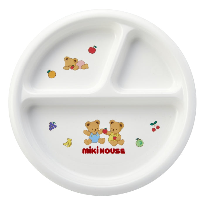 【日本製】MIKI HOUSE 嬰兒餐具禮盒10件套裝 白色
