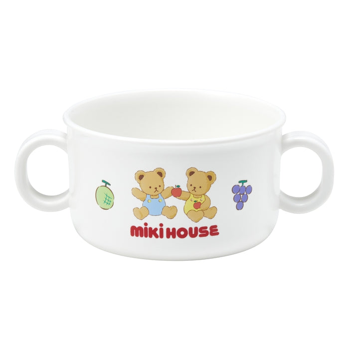 【日本製】MIKI HOUSE 嬰兒餐具禮盒10件套裝 白色