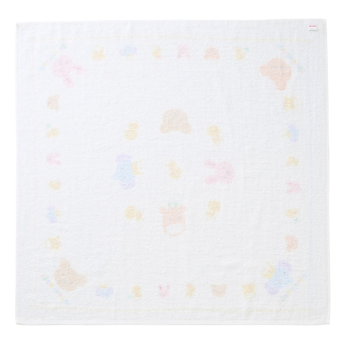 【日本製】MIKI HOUSE 紗布浴巾 90×90cm 正方形 包巾 純棉 彌月送禮 5色