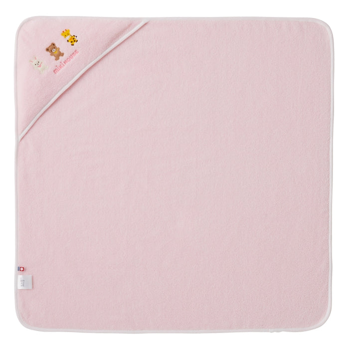 【日本製】MIKI HOUSE 無撚紗 嬰兒浴巾 80×80cm 正方形 純棉 彌月送禮 3色