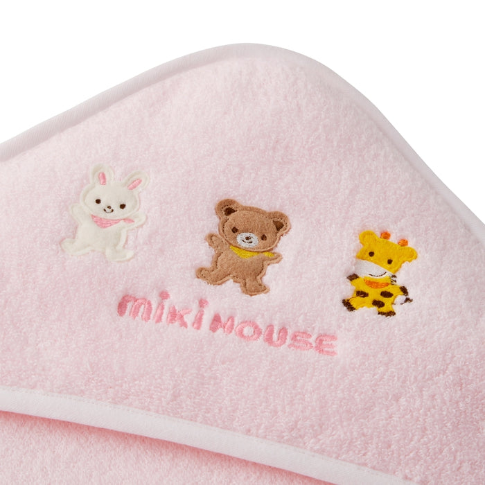 【日本製】MIKI HOUSE 無撚紗 嬰兒浴巾 80×80cm 正方形 純棉 彌月送禮 3色